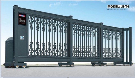 Cổng xếp trượt tự động LB-T4